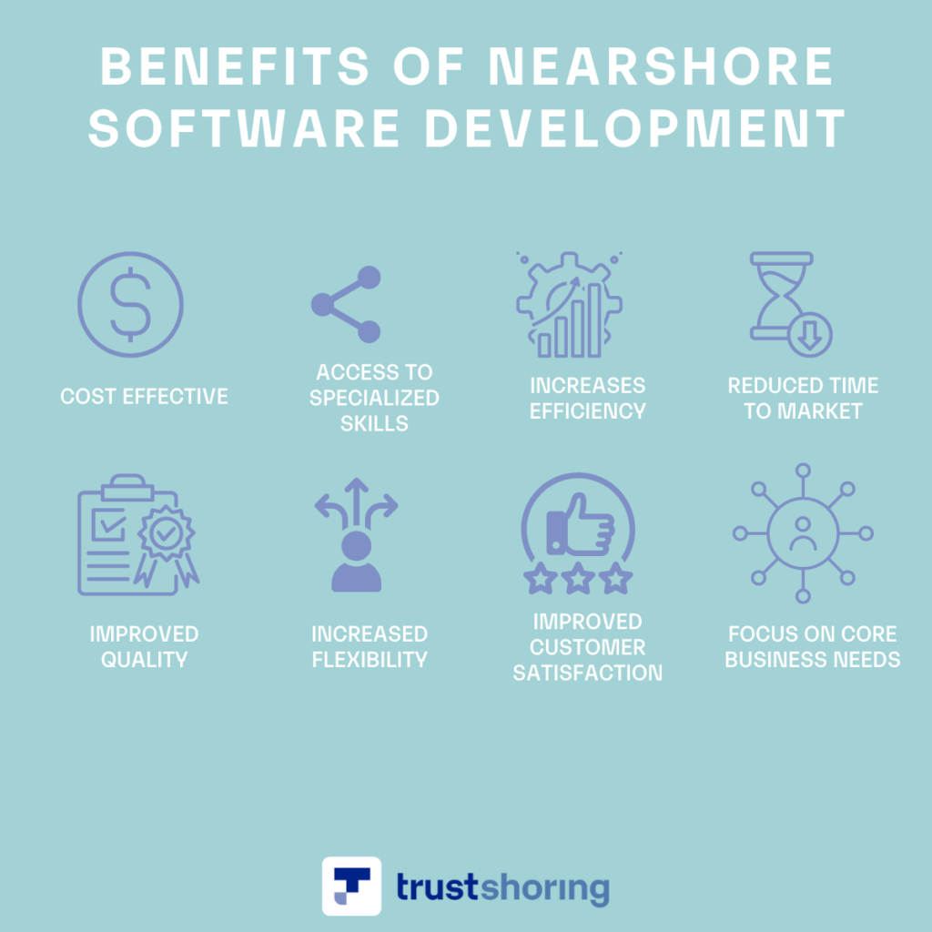 Nearshore software development benefits