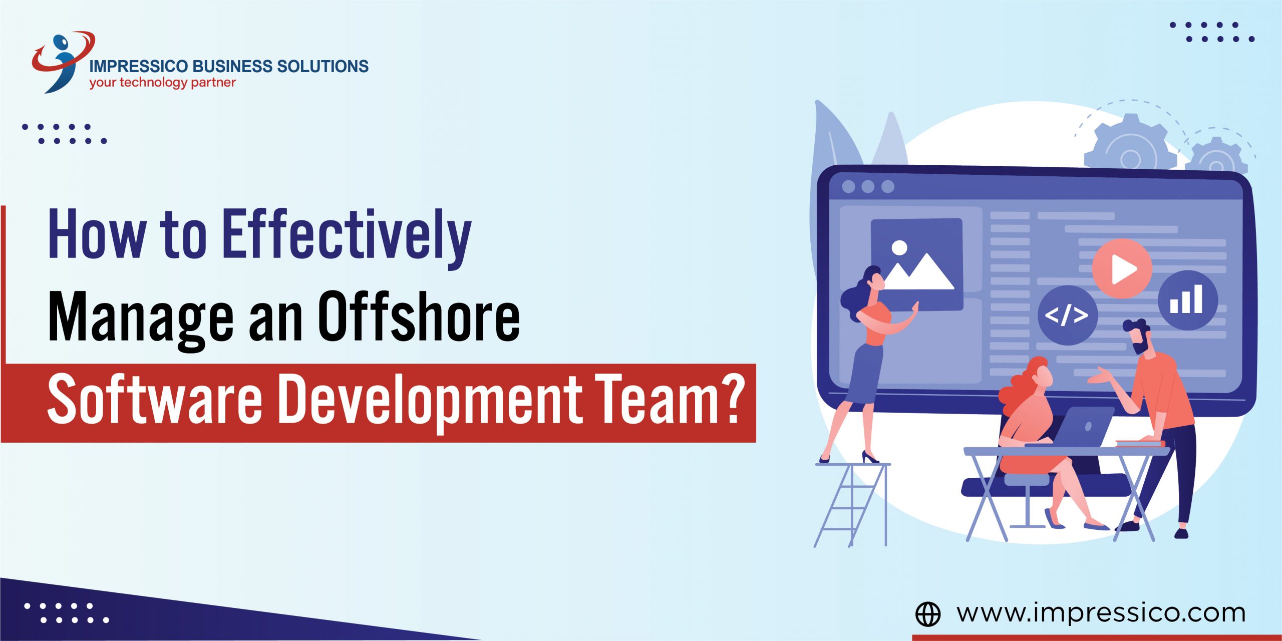 Offshore software development team
